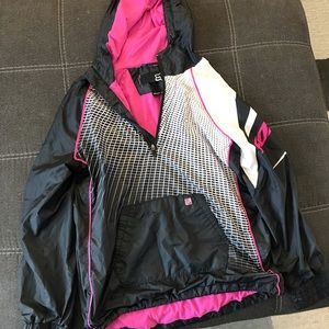 FOX pullover half zip windbreaker hoodie